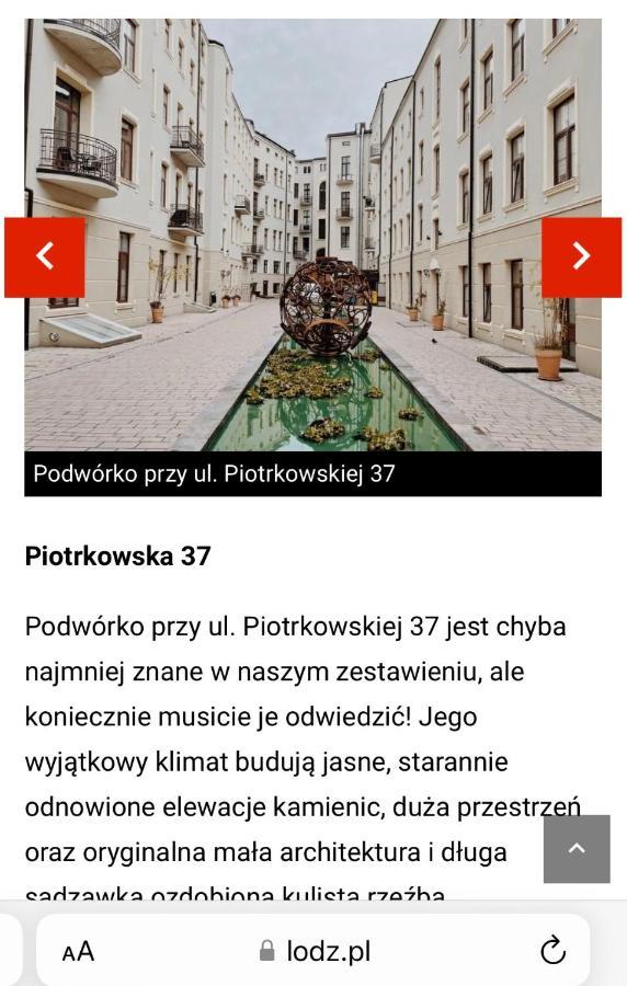 Sweet Dreams Piotrkowska Apartment Łódź Exterior foto